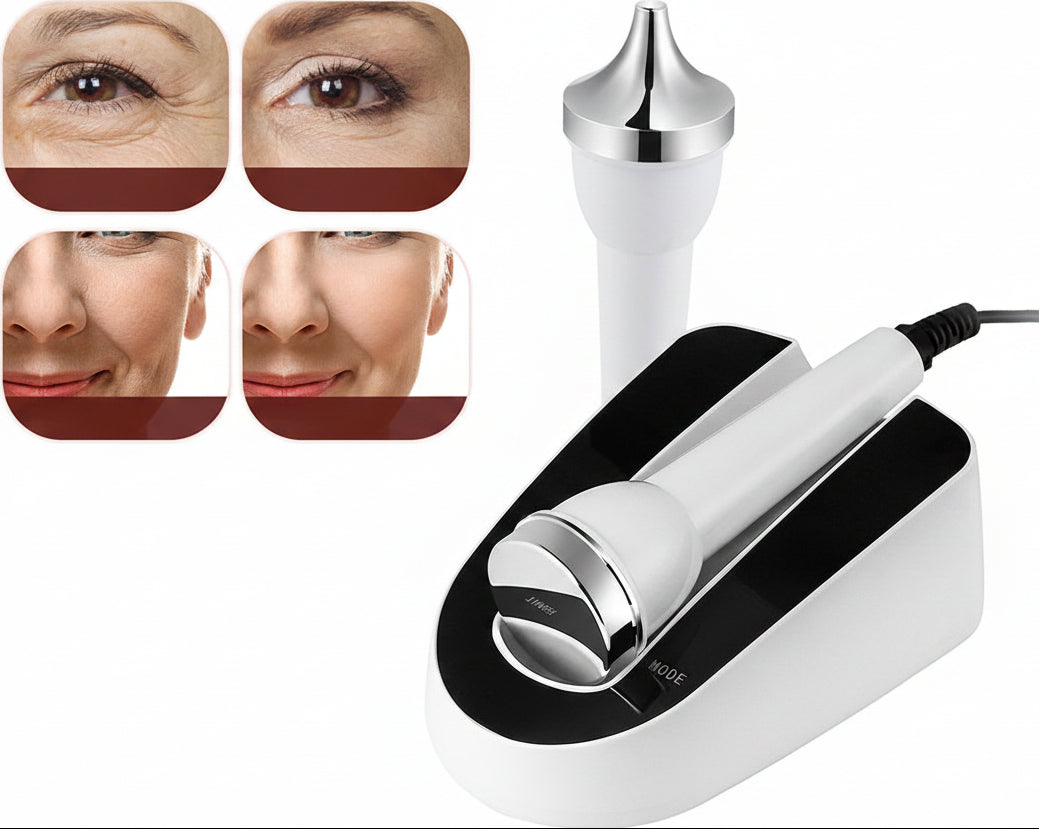 Ultrasonic Beauty Machine – High Frequency Facial Massager for Skin Tightening, Anti Aging and Professional Home Spa Treatments