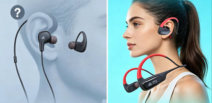 Bone Conduction Swimming Headphones – IPX8 Waterproof Bluetooth 5.3 Sports Headset with Built-In MP3 Player for Training and Swimming
