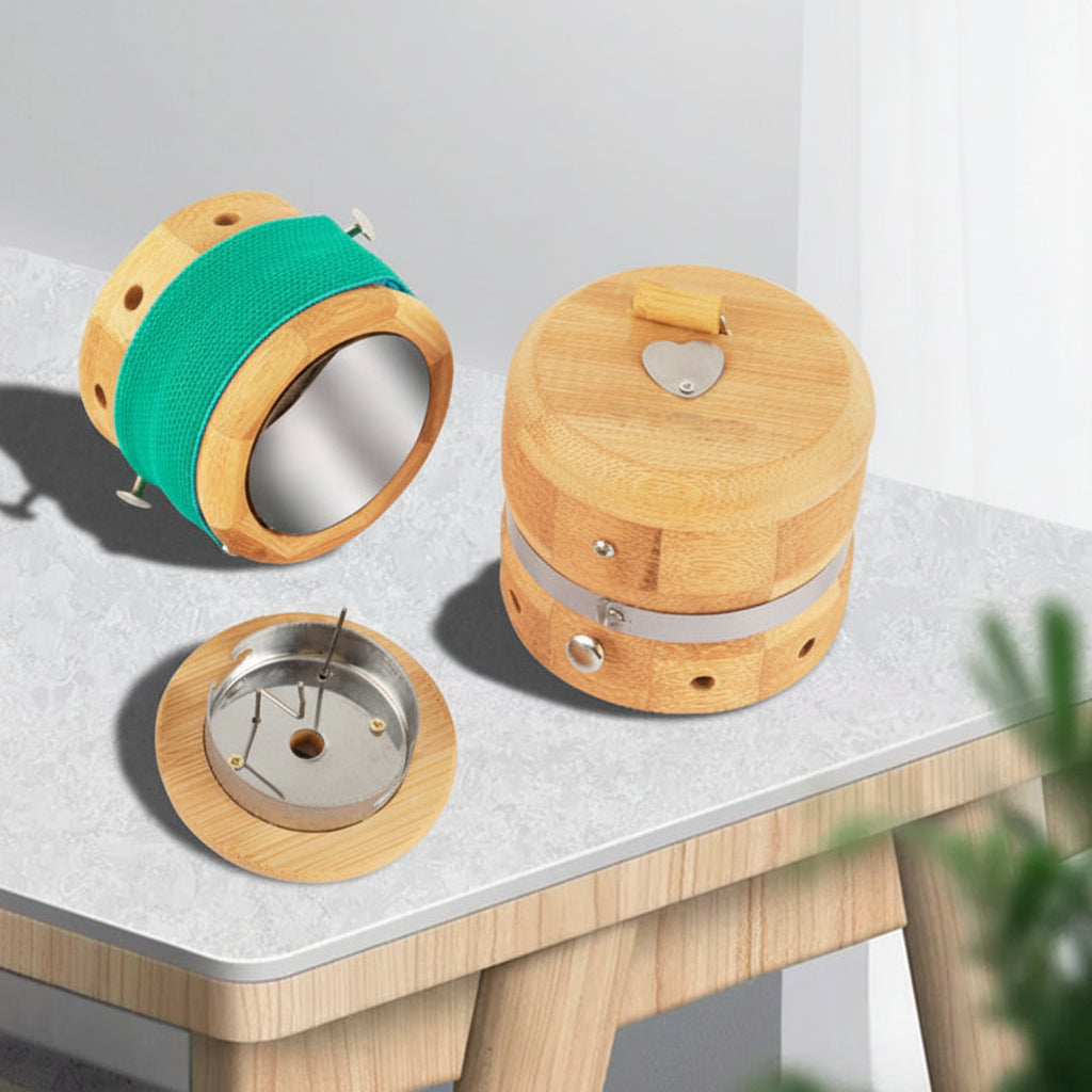 Bamboo Moxibustion Burner – Eco Friendly Moxa Pot for Relaxation, Warm Therapy and Traditional Home Wellness Sessions