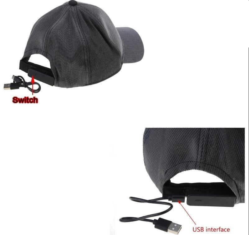Glow Baseball Cap – Breathable Fluorescent Korean Style Hat for Concerts, Festivals, Night Running and Street Fashion