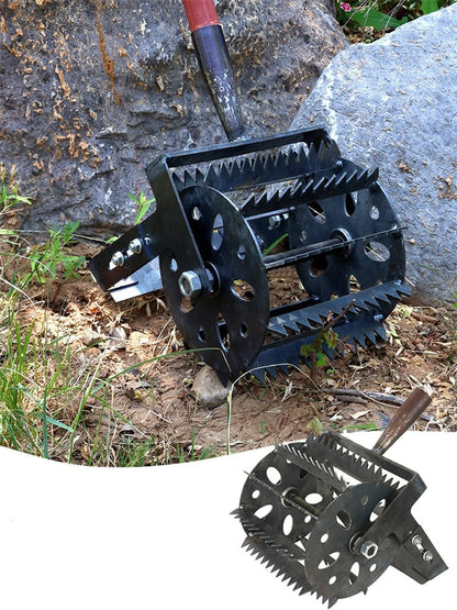 Heavy-Duty Weeding Wheel Attachment – Cultivator Head for Grass Removal, Farm Maintenance, Soil Work and Efficient Garden Weed Control