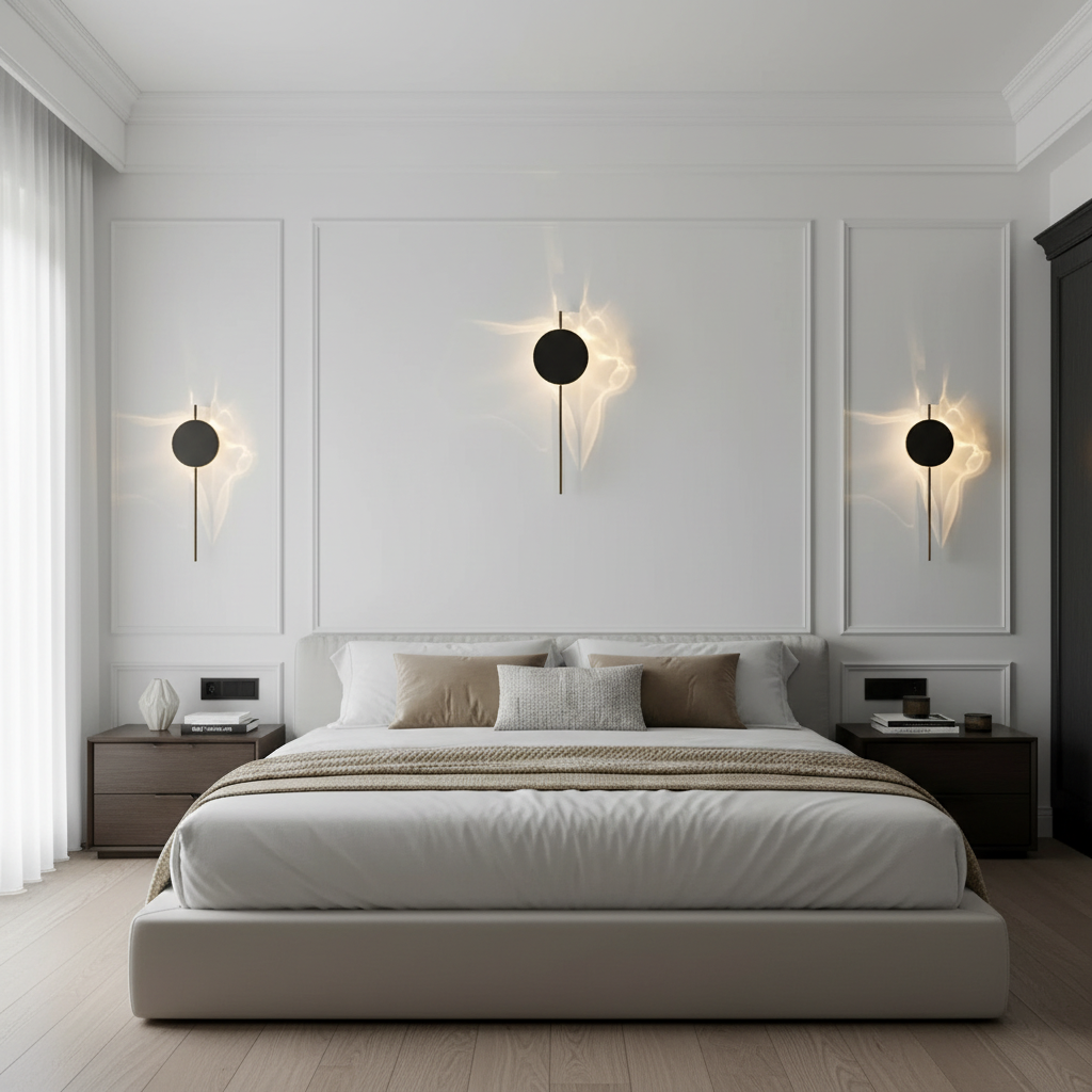 Chrome LED Wall Sconce – Modern Stainless Steel Wall Light for Bedrooms, Hallways, Staircases and Contemporary Interior Lighting