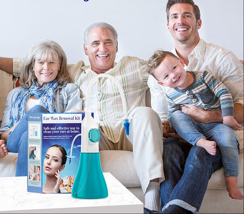 Ear Wax Removal Kit – Manual Ear Irrigation Cleaning System for Safe Effective Ear Care for Adults and Children