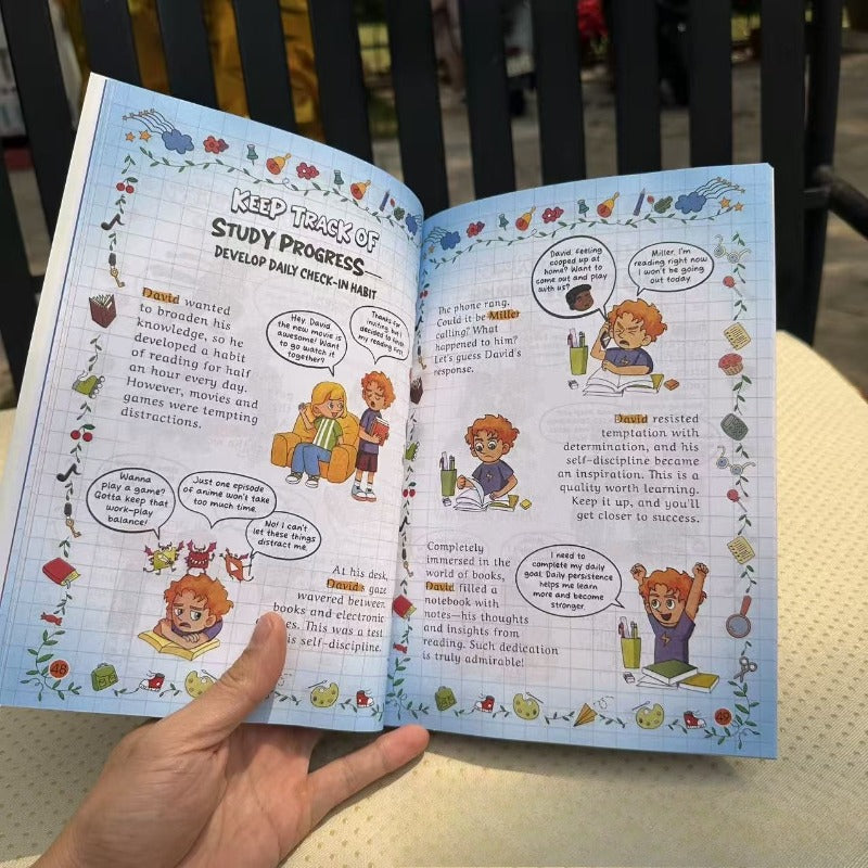 Children’s Street-Smart and Leadership Book Set – Two English Educational Comic Books for Parent-Child Reading, Life Skills and Early Learning
