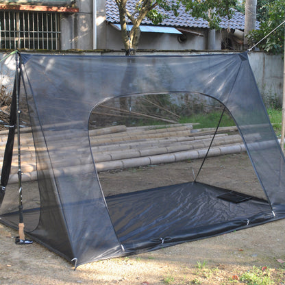 Ultralight Pyramid Mosquito Net Tent – Two-Person Breathable Mesh Shelter for Camping, Hiking and Bug Protection with Lightweight Breeze-Friendly Design