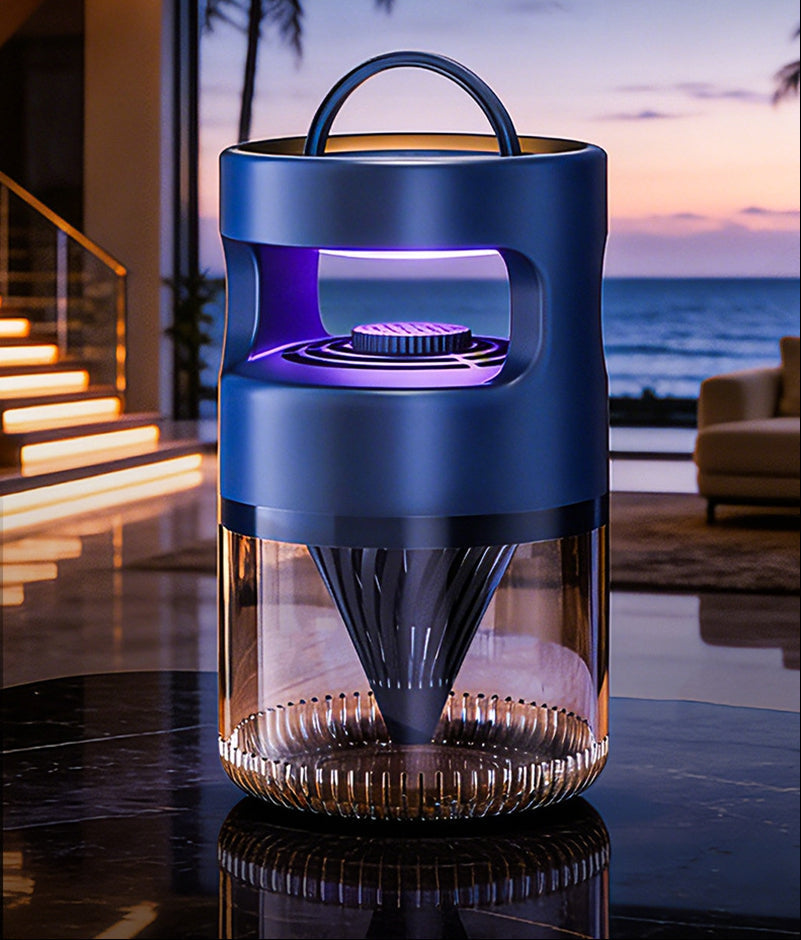 Portable Ion Purification Mosquito Killer Lamp – Quiet Plug-In Electric Fly Trap with Charging Function for Indoor Pest Control