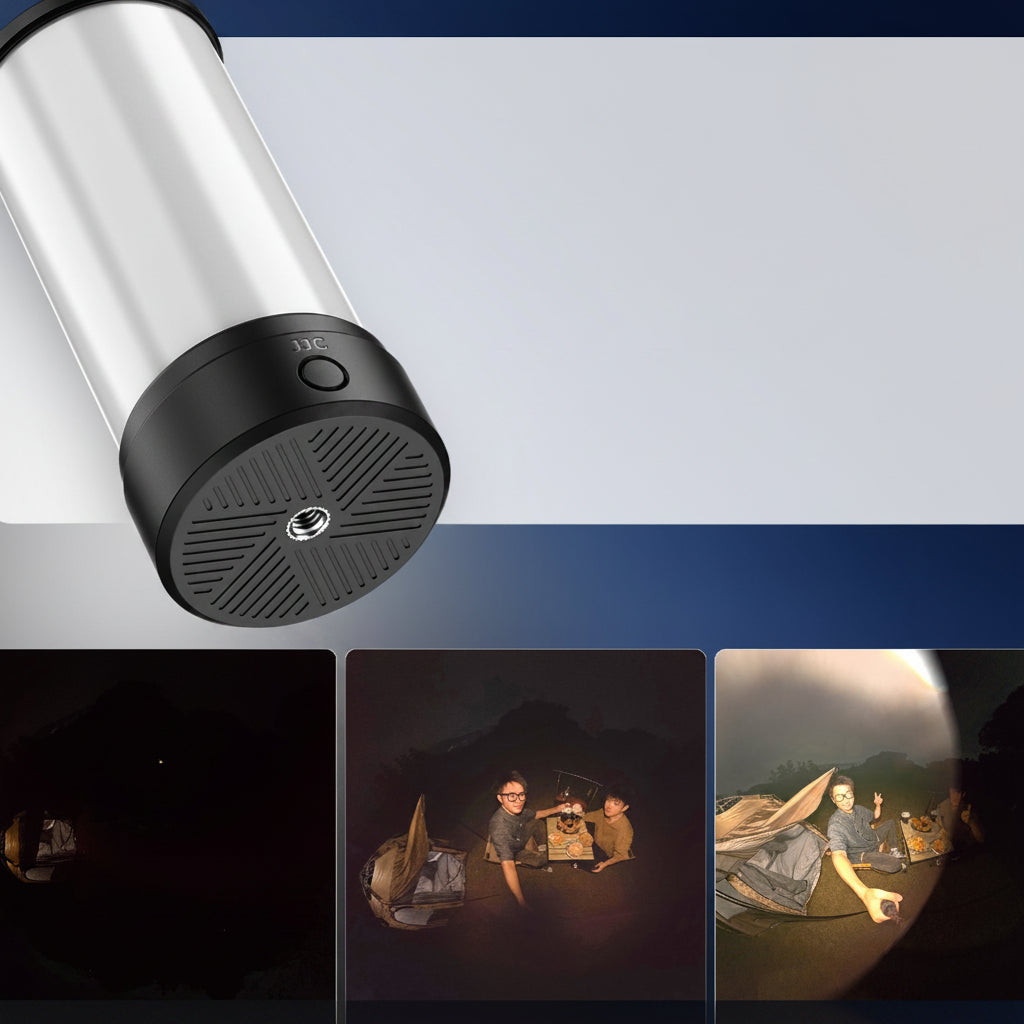 Panorama Fill Light – 360° Portable LED Vlogging Light for Insta360, GoPro and DJI Cameras, Ideal for Cycling, Selfies and Outdoor Video