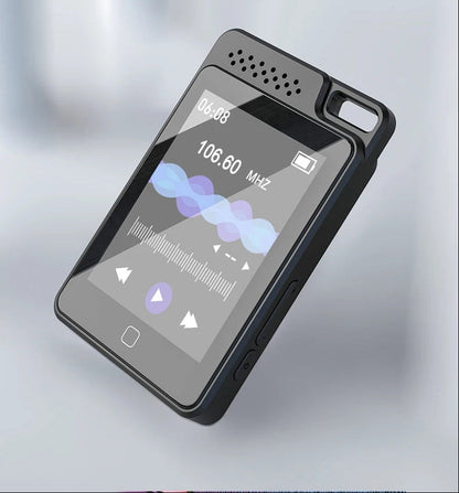 Bluetooth MP3 Music Player – Full Touch Screen HiFi Walkman with Built-In Storage, FM Radio and Portable Audio Playback