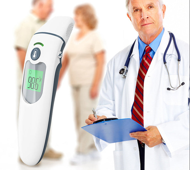 Digital Forehead and Ear Thermometer –2-in-1  Non-Contact Medical Temperature Monitor for Babies and Adults with Fast, Precise ±0.1°C Reading