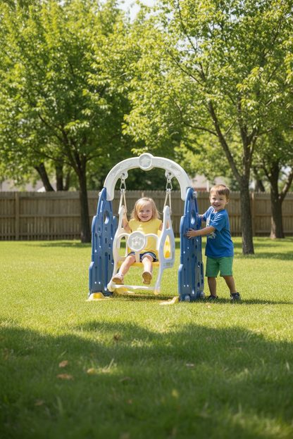 Indoor Baby Swing Chair – Safe Rocking Cradle for Toddlers Ages 1–3 with Comfortable Seat for Home Entertainment and Playtime