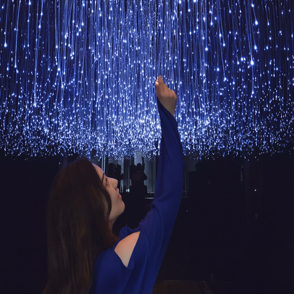 Fiber Optic Cable – Side Glow Decorative Lighting Wire for DIY Ceiling, Starry Sky and Architectural Light Projects