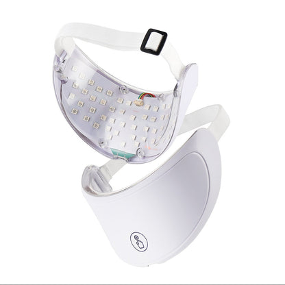 LED Neck Beauty Mask – Photon Light Skin-Care Device for Neck Firming, Brightening Appearance, Rejuvenation Routines and At-Home Wrinkle-Care Support