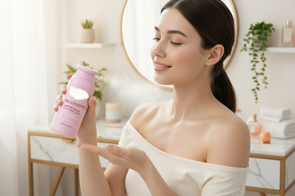 Talcum Body Powder – Sweat-Absorbing Cooling Powder for All-Over Body Comfort, Lightweight Moisture-Wicking Dryness and Non-Greasy Freshness