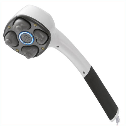 Multifunction Anion Electric Body Massage Hammer – 4 Massage Heads for Neck, Shoulders, Waist, Legs and Arms with Relaxing Deep Massage
