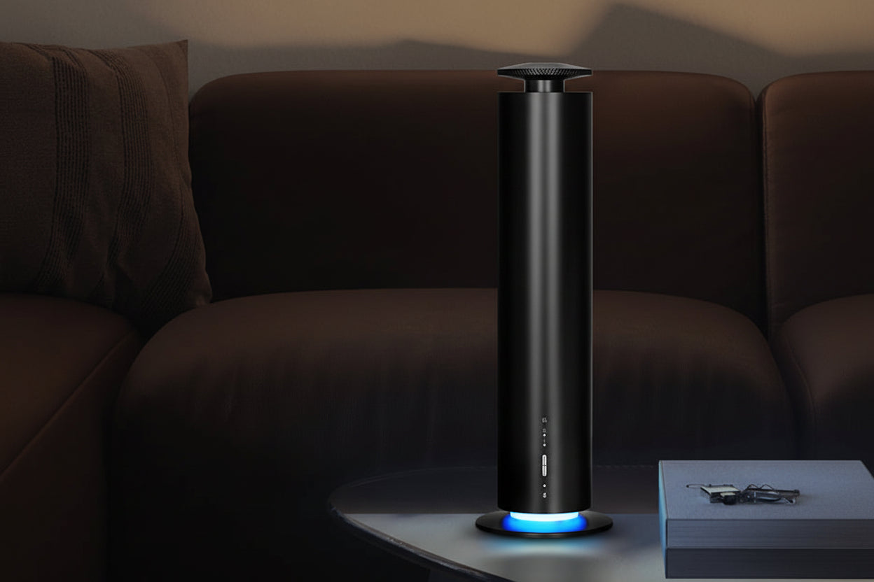 Smart Essential Oil Diffuser – Portable Electric Aromatherapy Machine for Home and Office with Battery Power and Fragrant Relaxation