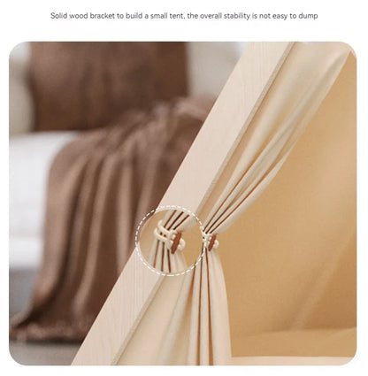Portable Foldable Pet Tent House – Removable Breathable Cat and Dog Shelter with Thick Comfortable Cushion for All-Season Rest