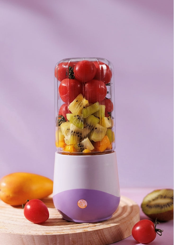 Portable USB Blender Cup – 500ml Rechargeable Juicer Bottle for Fresh Smoothies, Juice and Shakes at Home or Travel