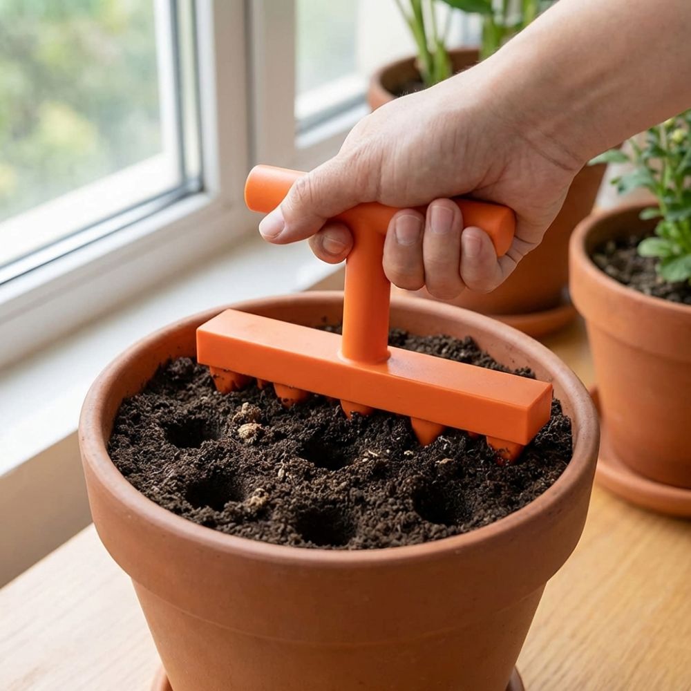 Precision Garden Seed Sower – Household Vegetable and Flower Seed Dispenser for Faster, Cleaner Planting, Seedling Trays and Organized Nursery Work