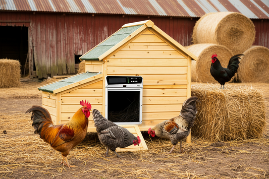 Solar Automatic Chicken Coop Door – Intelligent Light-Sensing Roller Shutter with Power Storage for Convenient Poultry Access, Night Security and Hands-Free Operation