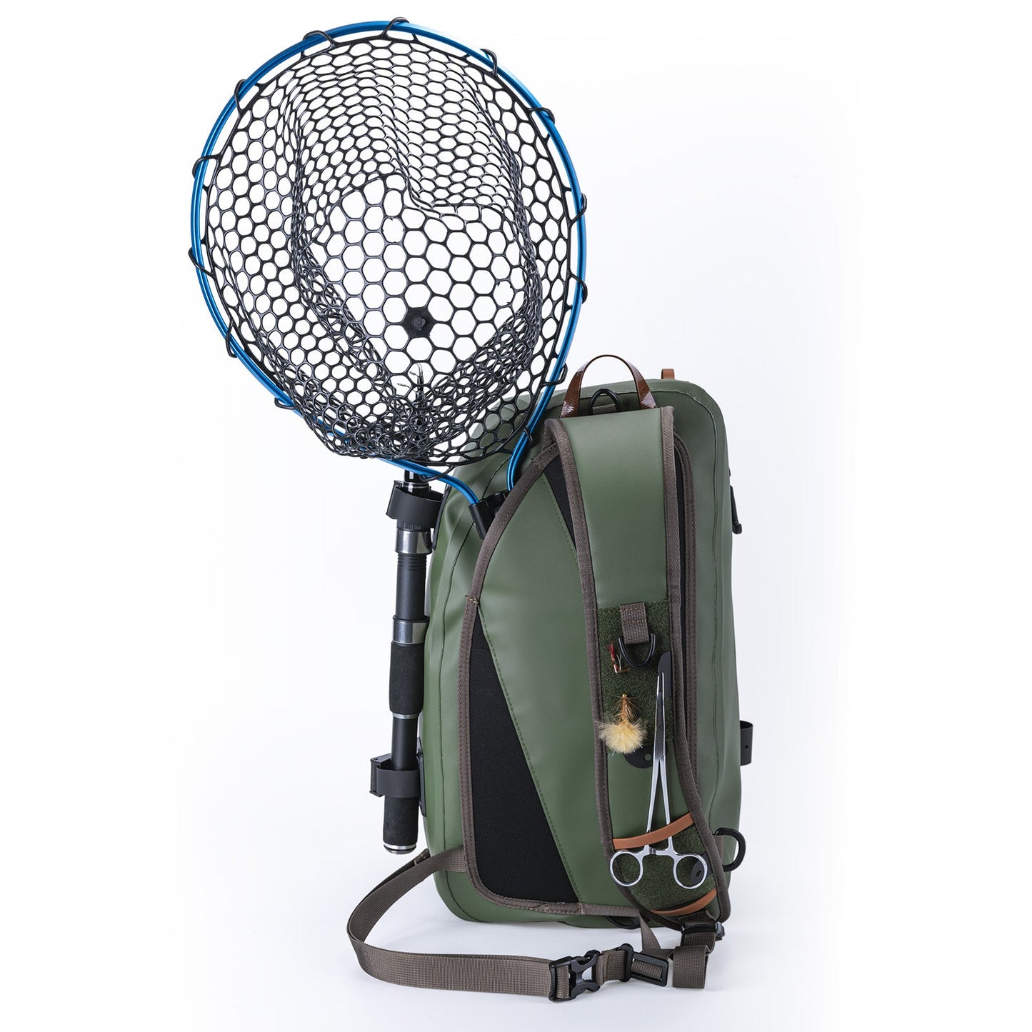 Waterproof Fishing Chest Pack – IPX8 13L Sling Storage Bag with Airtight Zipper, Tool Holder and Angler Organization