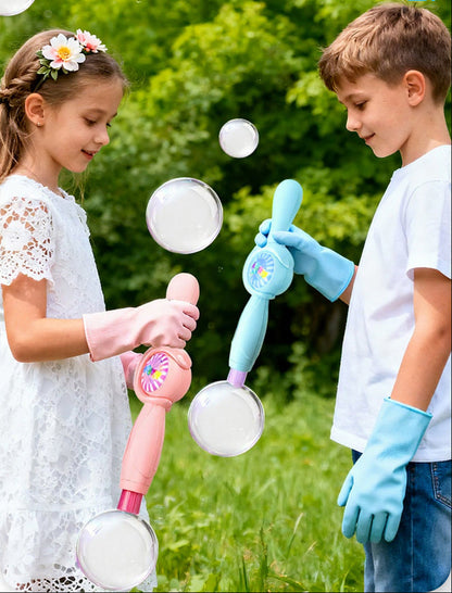 Electric Fog Bubble Machine – Automatic Smoke Bubble Maker with Colorful Lights and Music for Parties, Playrooms and Creative Events