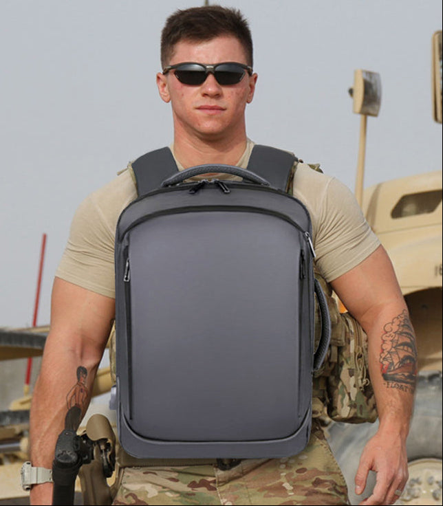 Level II Ballistic Backpack for Men – Large Capacity Protective Travel Bag with Stand-Alone Panel for Everyday Carry and Security