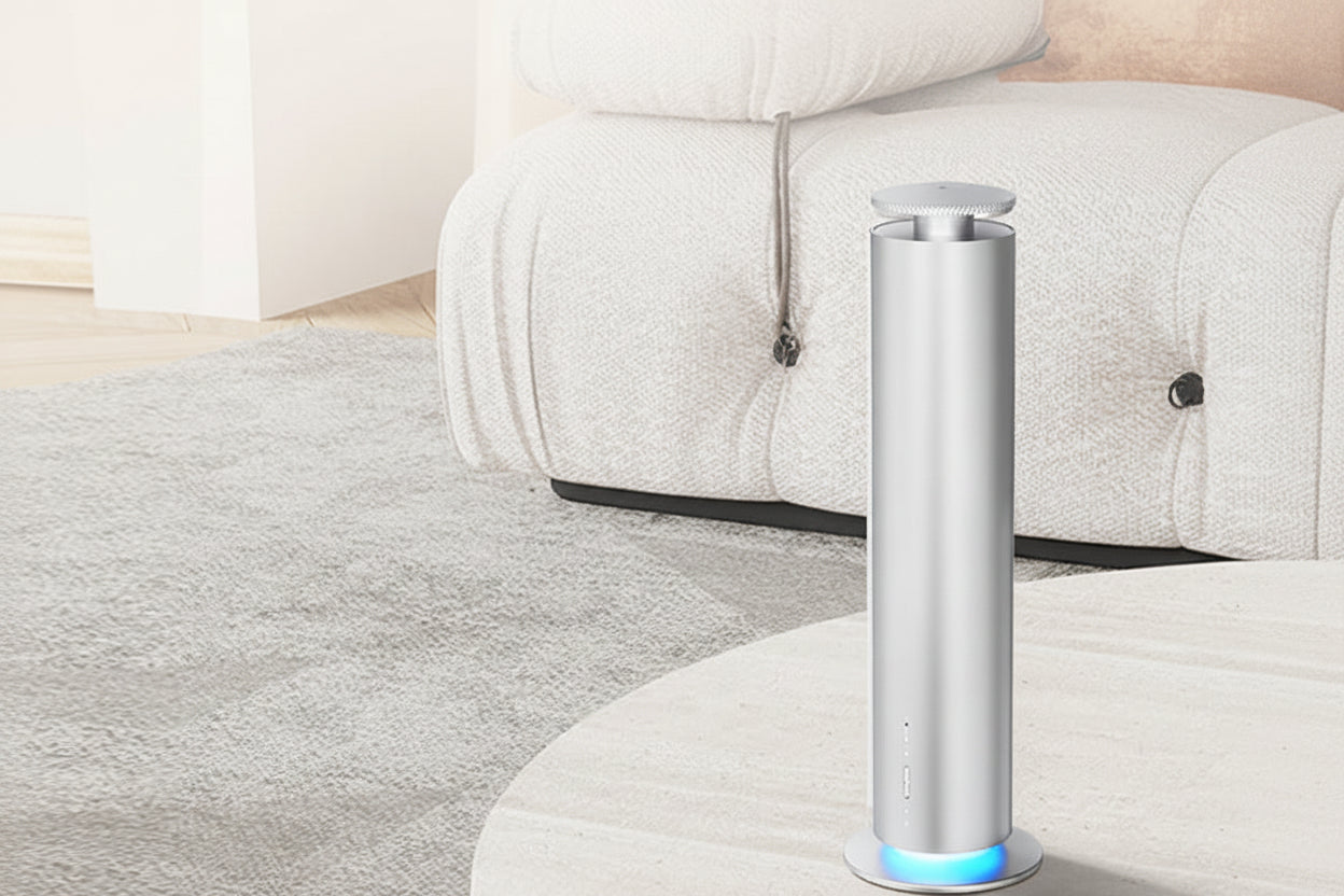 Smart Essential Oil Diffuser – Portable Electric Aromatherapy Machine for Home and Office with Battery Power and Fragrant Relaxation