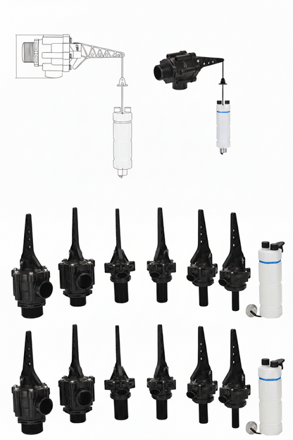 Automatic Water Level Controller Valve – Adjustable High and Low Float Control for Water Towers, Pumps, Tanks and Reliable Automatic Fill Management