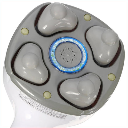 Multifunction Anion Electric Body Massage Hammer – 4 Massage Heads for Neck, Shoulders, Waist, Legs and Arms with Relaxing Deep Massage