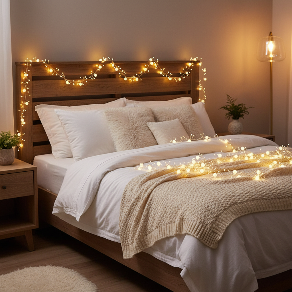 LED Firecracker Fairy Lights – Waterproof Outdoor Crystal String Lights for Christmas Trees, Gardens, Parties and Holiday Decor