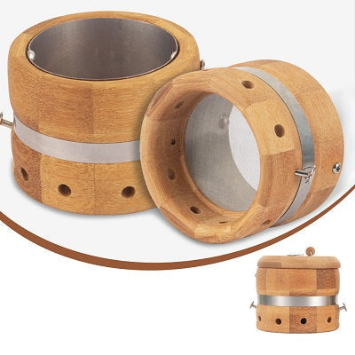 Bamboo Moxibustion Burner – Eco Friendly Moxa Pot for Relaxation, Warm Therapy and Traditional Home Wellness Sessions