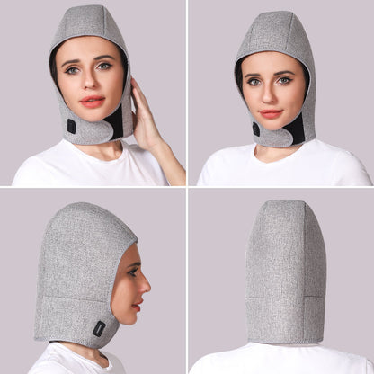 Red Light Heating Hat – Warm Head and Neck Relaxation Cap for Soothing Comfort, Stress Relief and Calming At-Home Rest Sessions