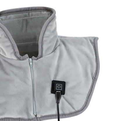 USB Heated Neck Shoulder Wrap – Electric Heating Pad with Three Heat Levels for Back, Neck and Shoulder Pain Relief