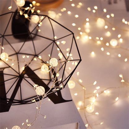 LED Firecracker Fairy Lights – Waterproof Outdoor Crystal String Lights for Christmas Trees, Gardens, Parties and Holiday Decor