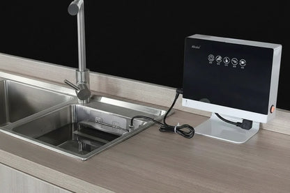 Portable Ultrasonic Dishwasher – Automatic Compact Sink Cleaning Machine for Kitchen Dishes, Tableware, Apartments and Convenient Household Washing