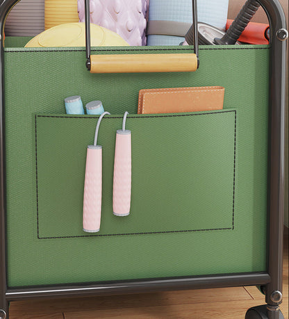 Children's Toy Storage Organizer – Mobile Bookshelf and Storage Rack for Building Blocks, Dolls, Books and Nursery Organization