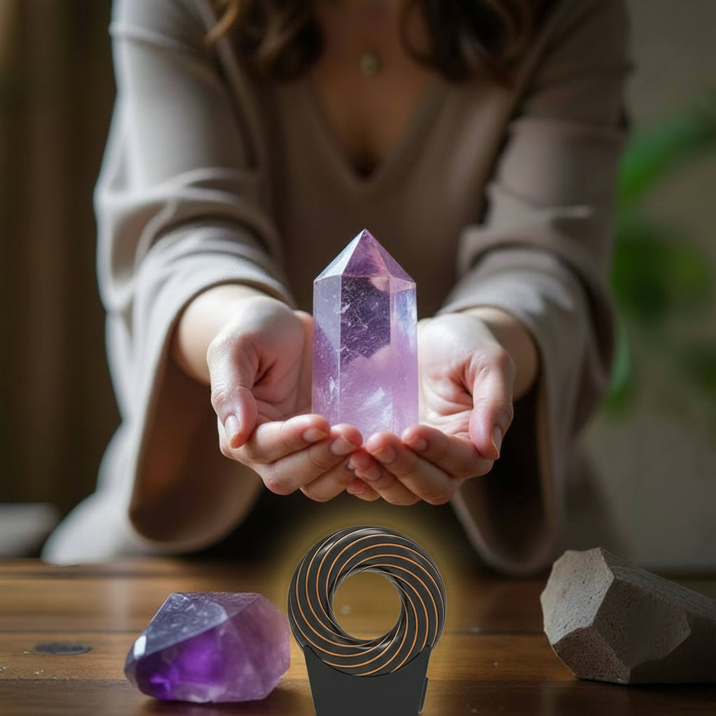 Vortex Coil Energy Generator – Adjustable Magnetic Sleep Conditioning Device for Relaxation, Wellness Spaces and Unique Home Decor