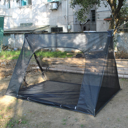 Ultralight Pyramid Mosquito Net Tent – Two-Person Breathable Mesh Shelter for Camping, Hiking and Bug Protection with Lightweight Breeze-Friendly Design