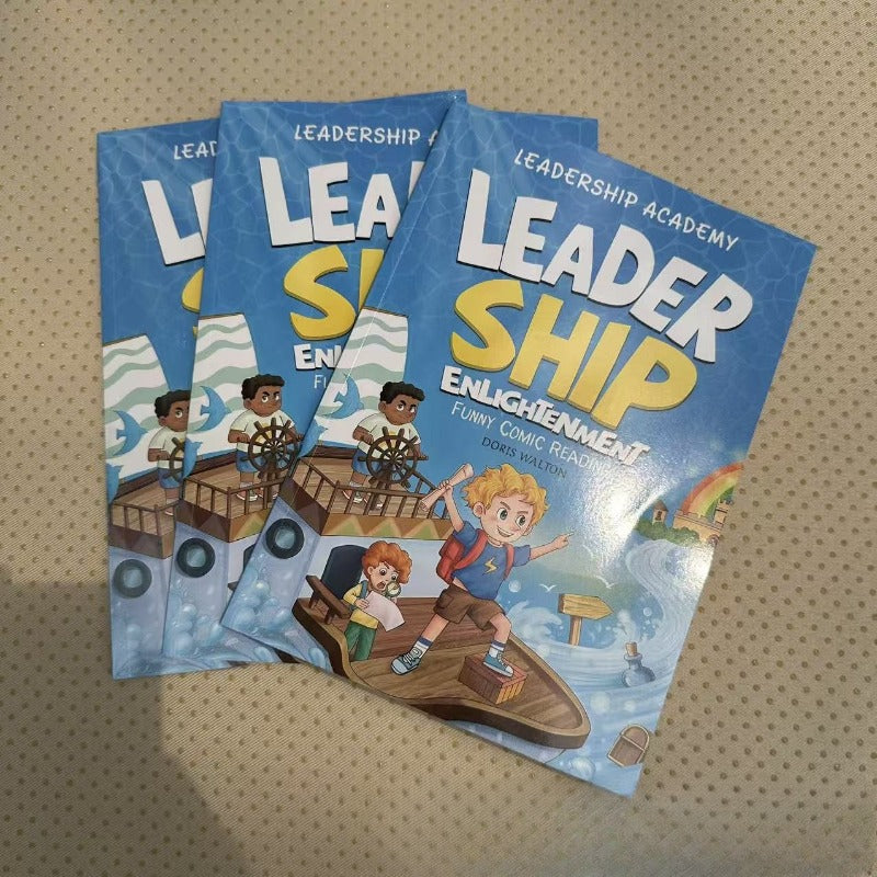 Children’s Street-Smart and Leadership Book Set – Two English Educational Comic Books for Parent-Child Reading, Life Skills and Early Learning