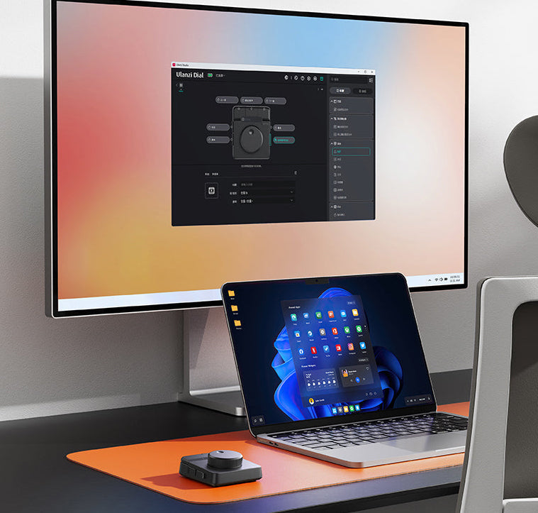 Creative Video Editing Controller – RGB Keypad Dial Console for Fast Photo Editing, Video Production and Intelligent Studio Workflow