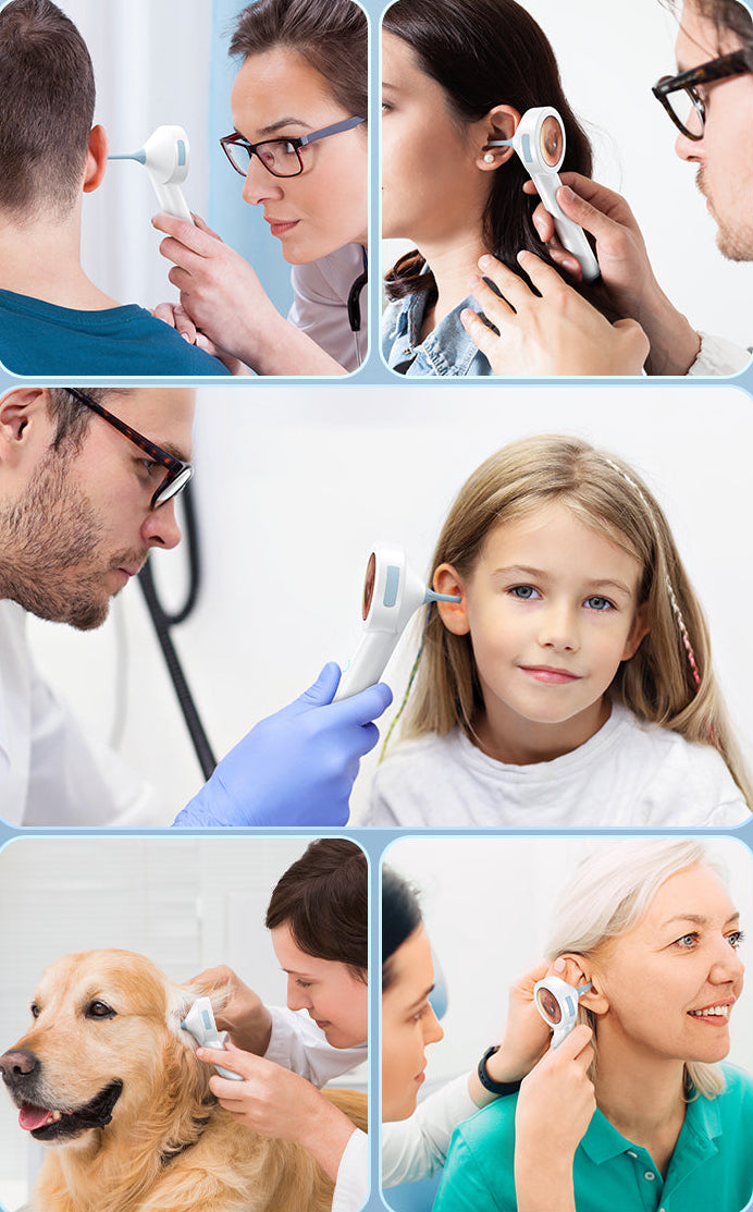 HD Visual Ear Camera – 1.8-Inch Screen Otoscope with Instant View and Recording for Kids, Adults, Dogs and Cats, Gentle Ear Cleaning Tool