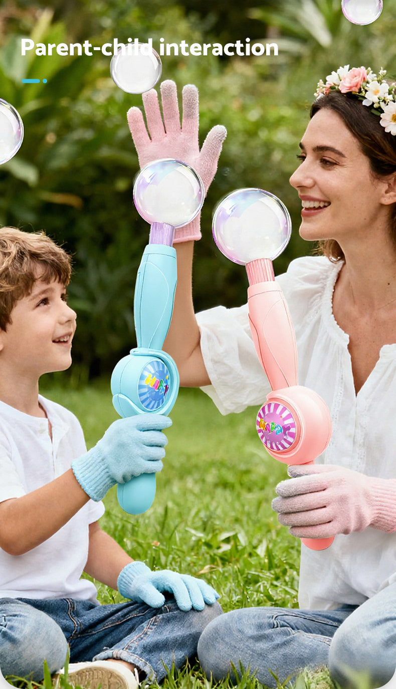 Electric Fog Bubble Machine – Automatic Smoke Bubble Maker with Colorful Lights and Music for Parties, Playrooms and Creative Events