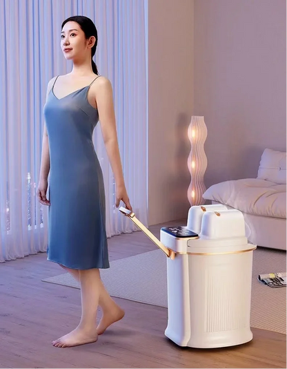 Electric Foot Bath Massager Bucket – Heated Foot Soaking Spa Basin with Temperature Control for Relaxation and Stress Relief.