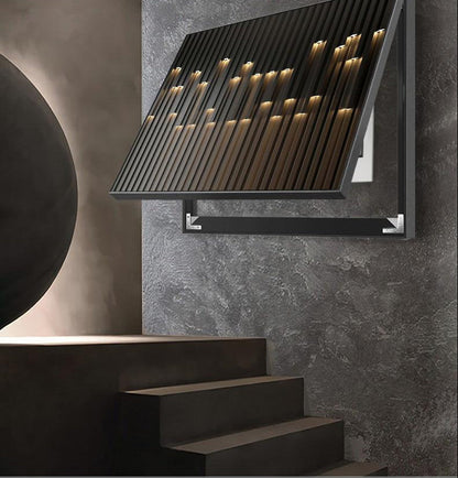 Decorative Electric Meter Box Cover – Modern Abstract Wall Art to Conceal Utility Boxes with Elegant Home Decoration
