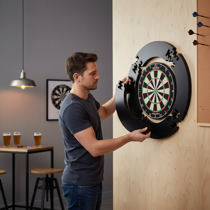 EVA Dartboard Surround – Lightweight Jigsaw Protection Ring for Dart Boards, Removable Wall Backboard Guard for Home and Game Rooms