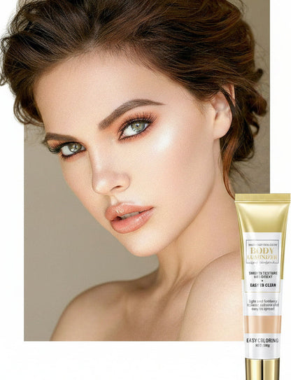 ICVC Liquid Foundation Highlighter – Full-Coverage BB Cream with Brightening Concealment for Natural Radiance, Smooth Makeup and Fresh Everyday Glow