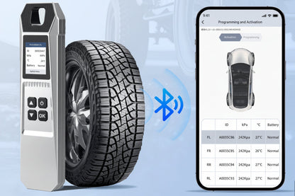 Automotive TPMS Sensor Programming Tool – Tire Pressure Monitoring System Diagnostic Activator for Vehicle Sensor Learning and Maintenance