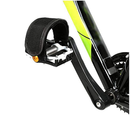 Nylon Bicycle Pedal Straps Toe Clip Set – Adjustable Cycling Foot Straps for MTB Fixed Gear Road Bike Secure Riding Support.