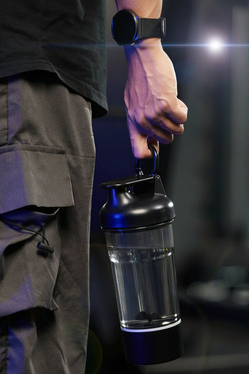 Electric Protein Shaker Bottle – 25OZ USB-C Rechargeable Mixer with Pulse Blending for Smooth Protein Shakes, Supplements, Gym Sessions and Travel