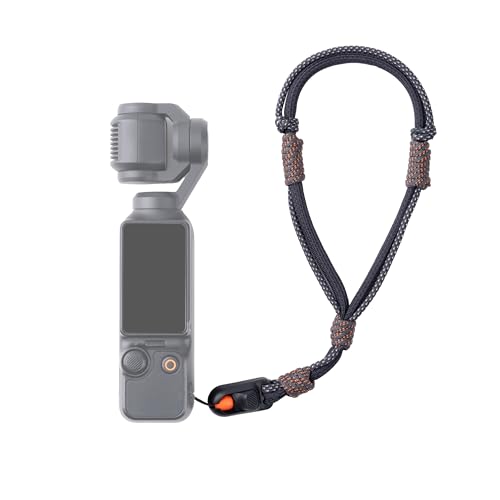 DJI Osmo Pocket 3 Camera Strap – Adjustable 2-in-1 Shoulder and Wrist Strap for Secure Carrying, Everyday Vlogging and Travel Photography